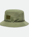 BRIXTON VINTAGE NYLON PACKABLE BUCKET OLIVE SURPLUS - The Drive Skateshop