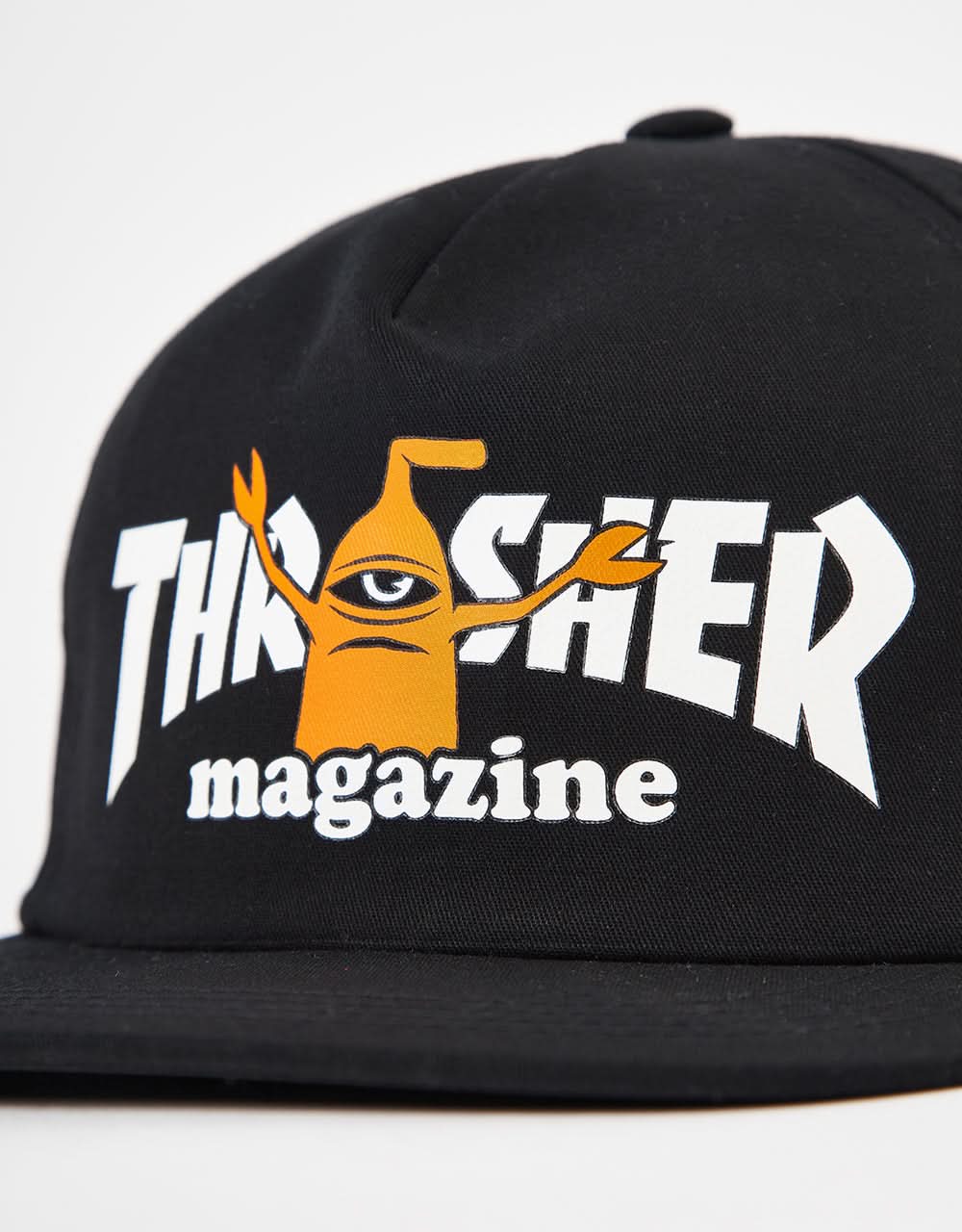 THRASHER X TOY MACHINE SECT SNAPBACK BLACK - The Drive Skateboard Shop