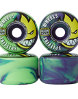SPITFIRE WHEELS FORMULA FOUR RADIAL FULL NEON GREEN/PURPLE 99A (56MM)