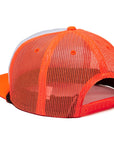 THRASHER ELLIPSE LOGO TRUCKER ROPE SNAPBACK ORANGE