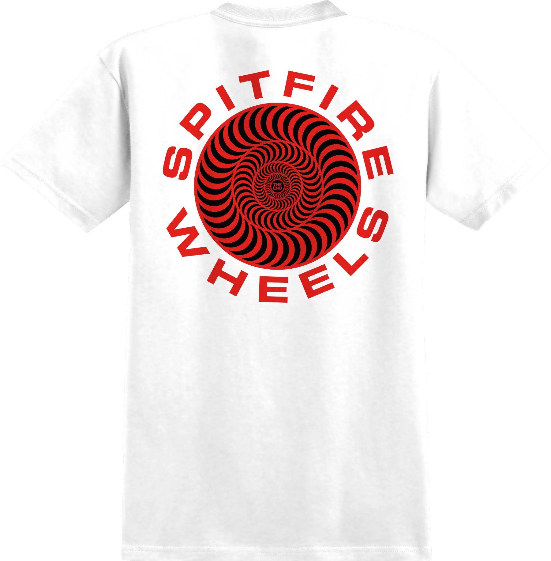 SPITFIRE CLASSIC 87 SWIRL FILL TEE WHITE - The Drive Skateboard Shop