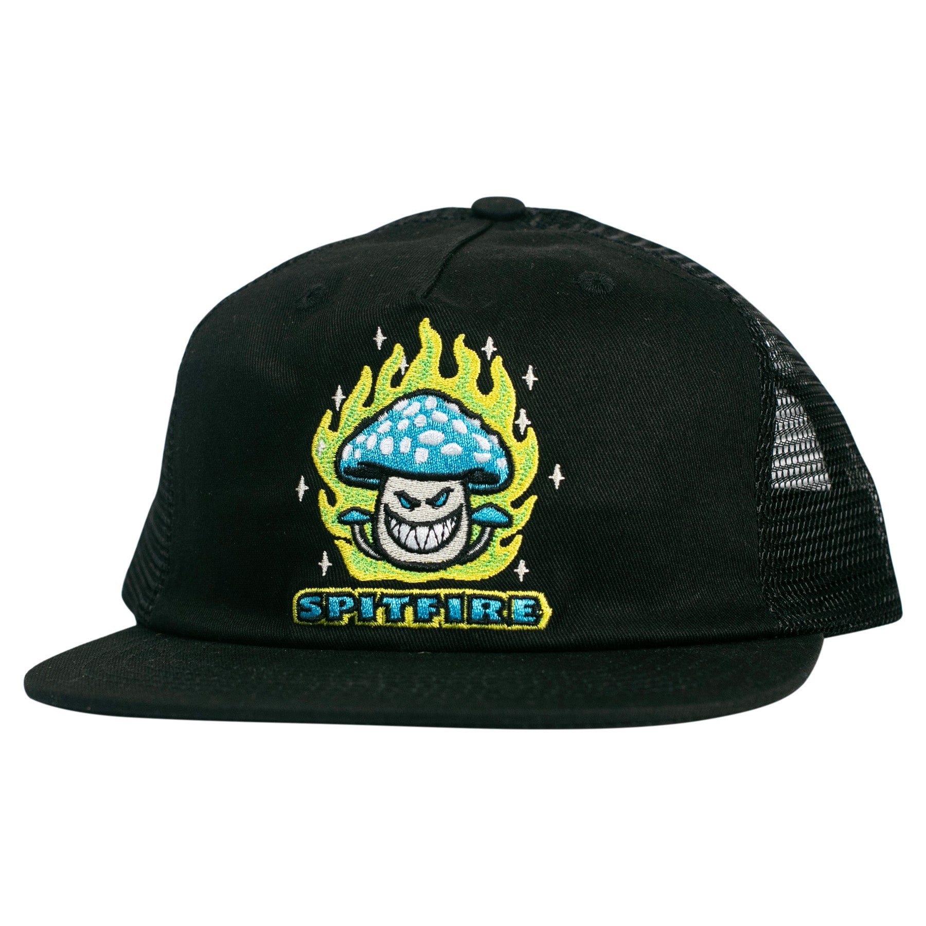 SPITFIRE MUSHROOM BIGHEAD SNAPBACK BLACK/BLUE/GREEN - The Drive Skateboard Shop