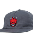 SPITFIRE BIGHEAD FILL SNAPBACK CHARCOAL/RED - The Drive Skateboard Shop