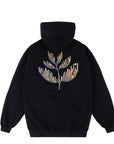 MAGENTA DOWNTOWN ZIP HOODY BLACK - The Drive Skateshop