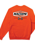 LOSER MACHINE NEW OG MOISTURE WICKING CREW ORANGE