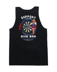LOSER MACHINE DARTS AND BEER TANK BLACK