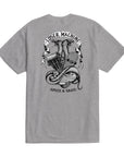 LOSER MACHINE SPEED AND SKATE 2 TEE HEATHER GREY