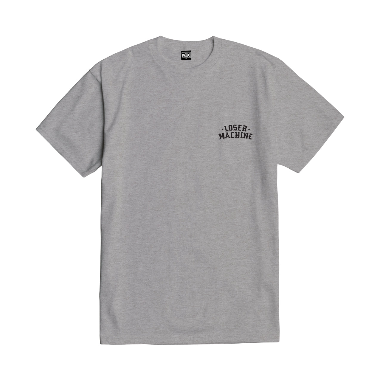 LOSER MACHINE SPEED AND SKATE 2 TEE HEATHER GREY