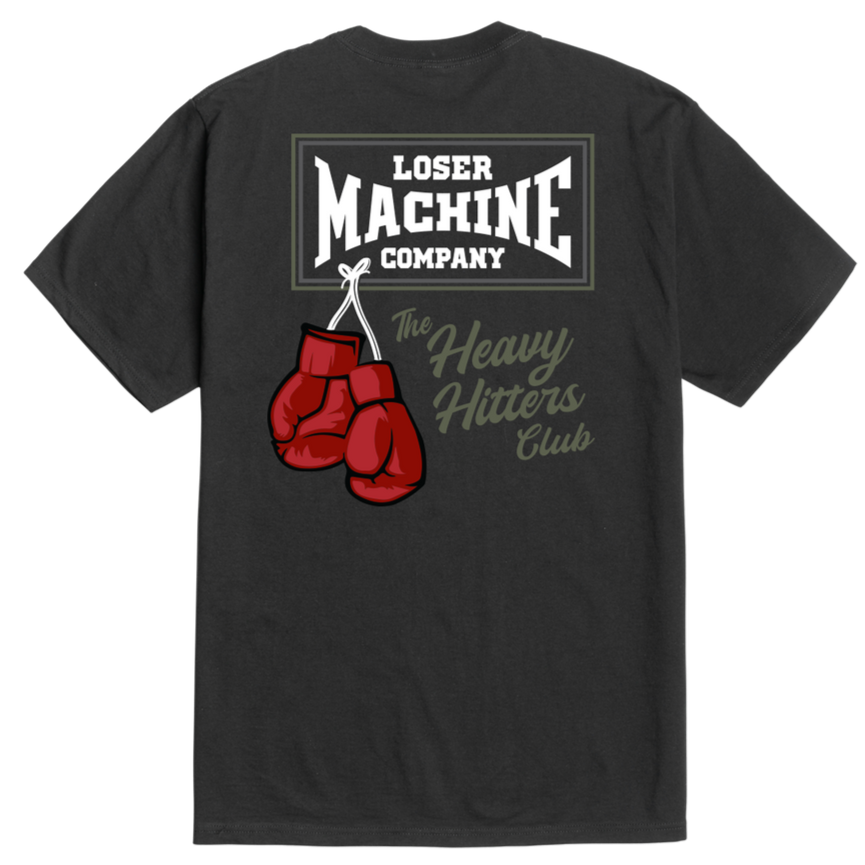 LOSER MACHINE IN THE RING TEE BLACK