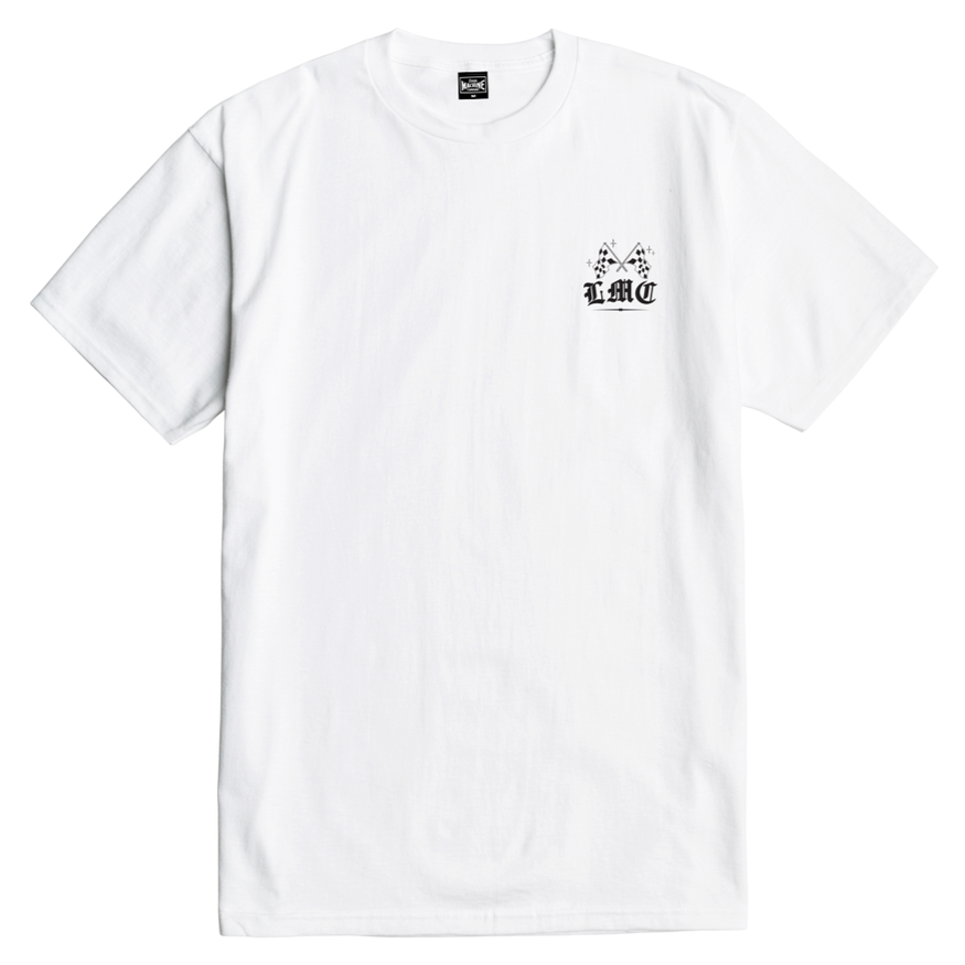 LOSER MACHINE SUPERSTITION TEE WHITE