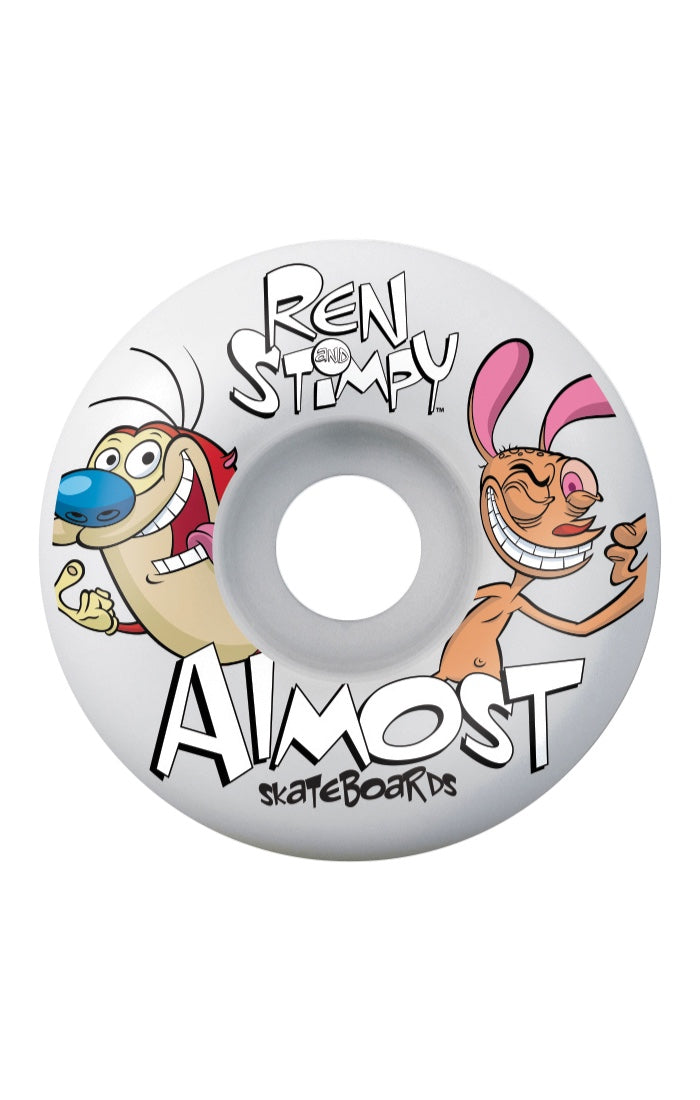 ALMOST COMPLETE REN &amp; STIMPY ON MY BACK RESIN W/SOFT WHEELS (7&quot;) - The Drive Skateshop