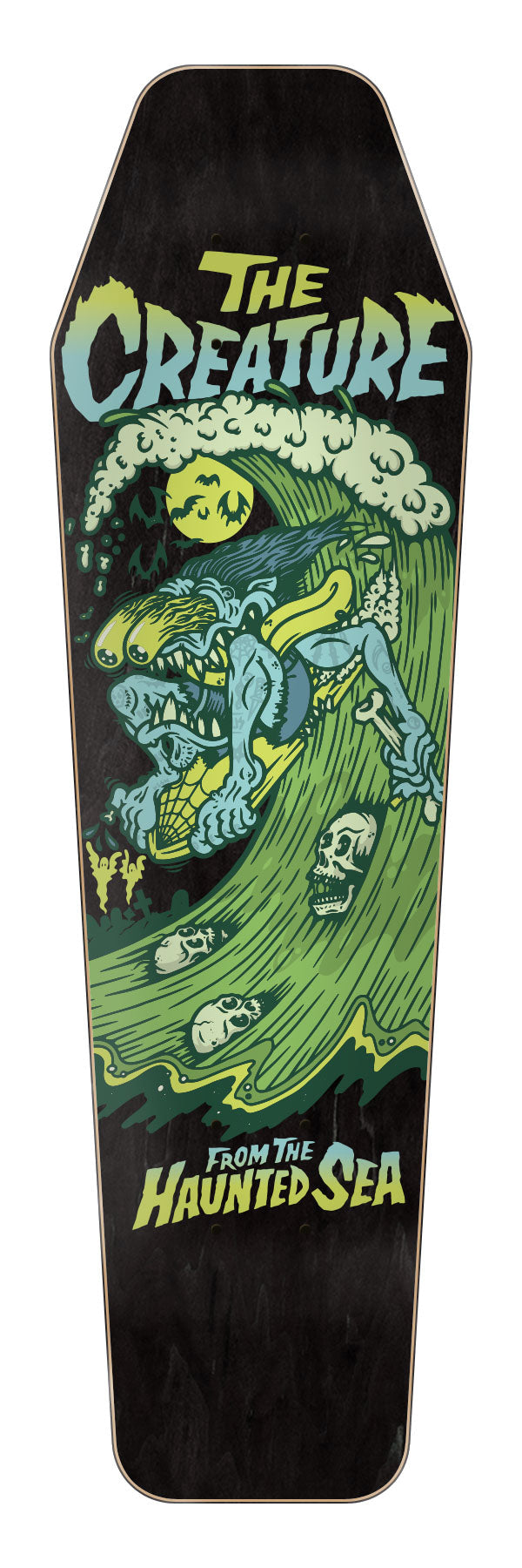 CREATURE DECK HAUNTED SEA COFFIN SHAPE (8.47")