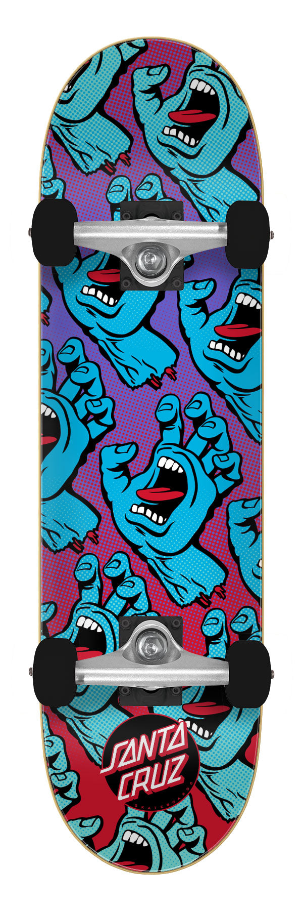 SANTA CRUZ COMPLETE GRADIENT HANDS MICRO (7.5&quot; X 28.25&quot;) - The Drive Skateboard Shop