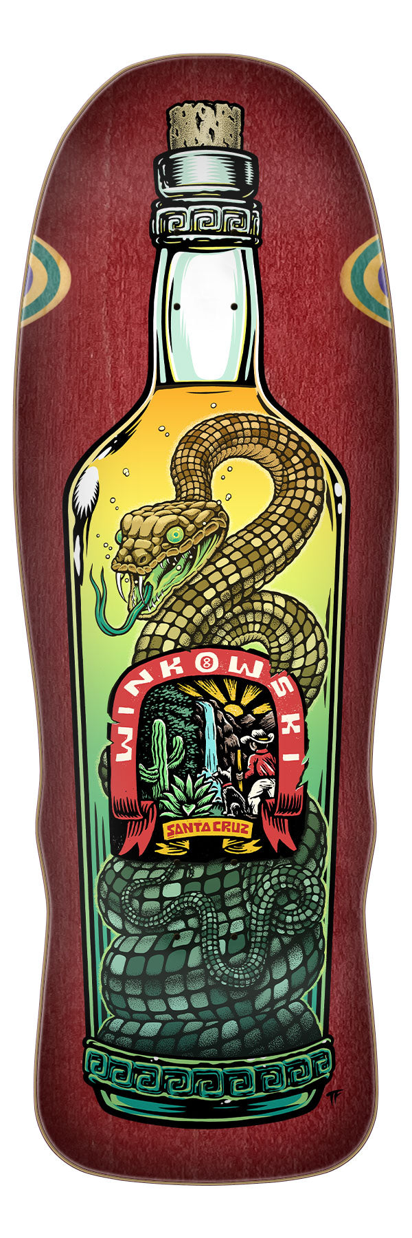SANTA CRUZ DECK WINKOWSKI AGAVE SNAKE (10.35")