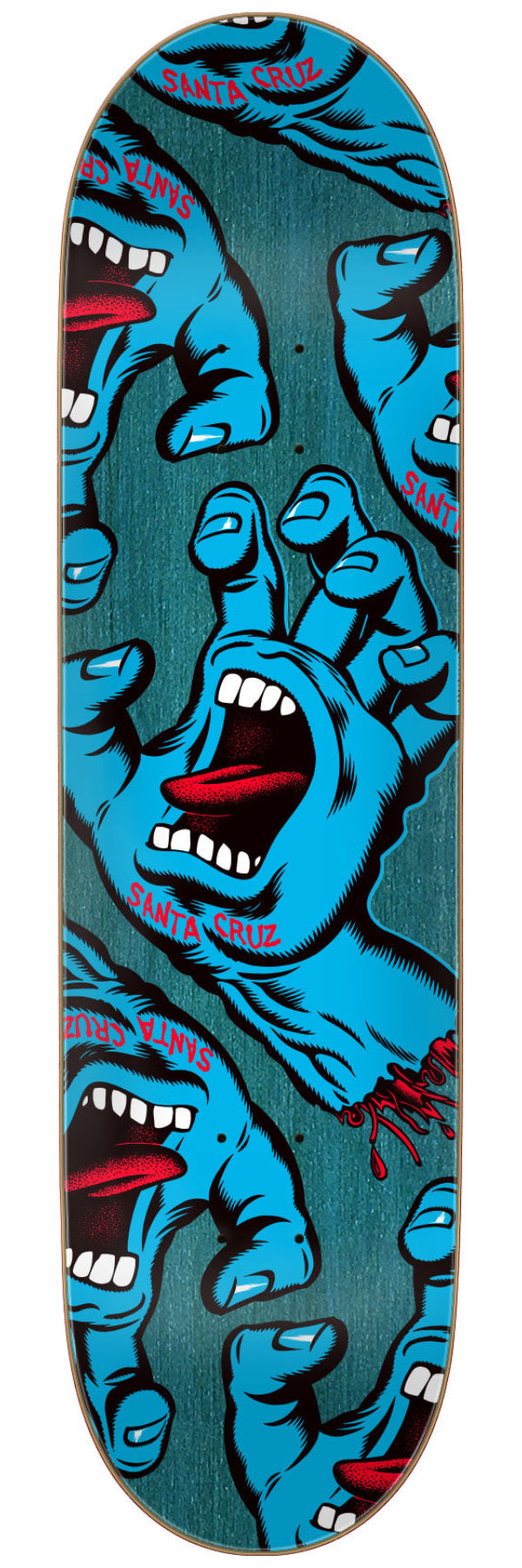 SANTA CRUZ DECK CROWDED HAND ATV (8.25")