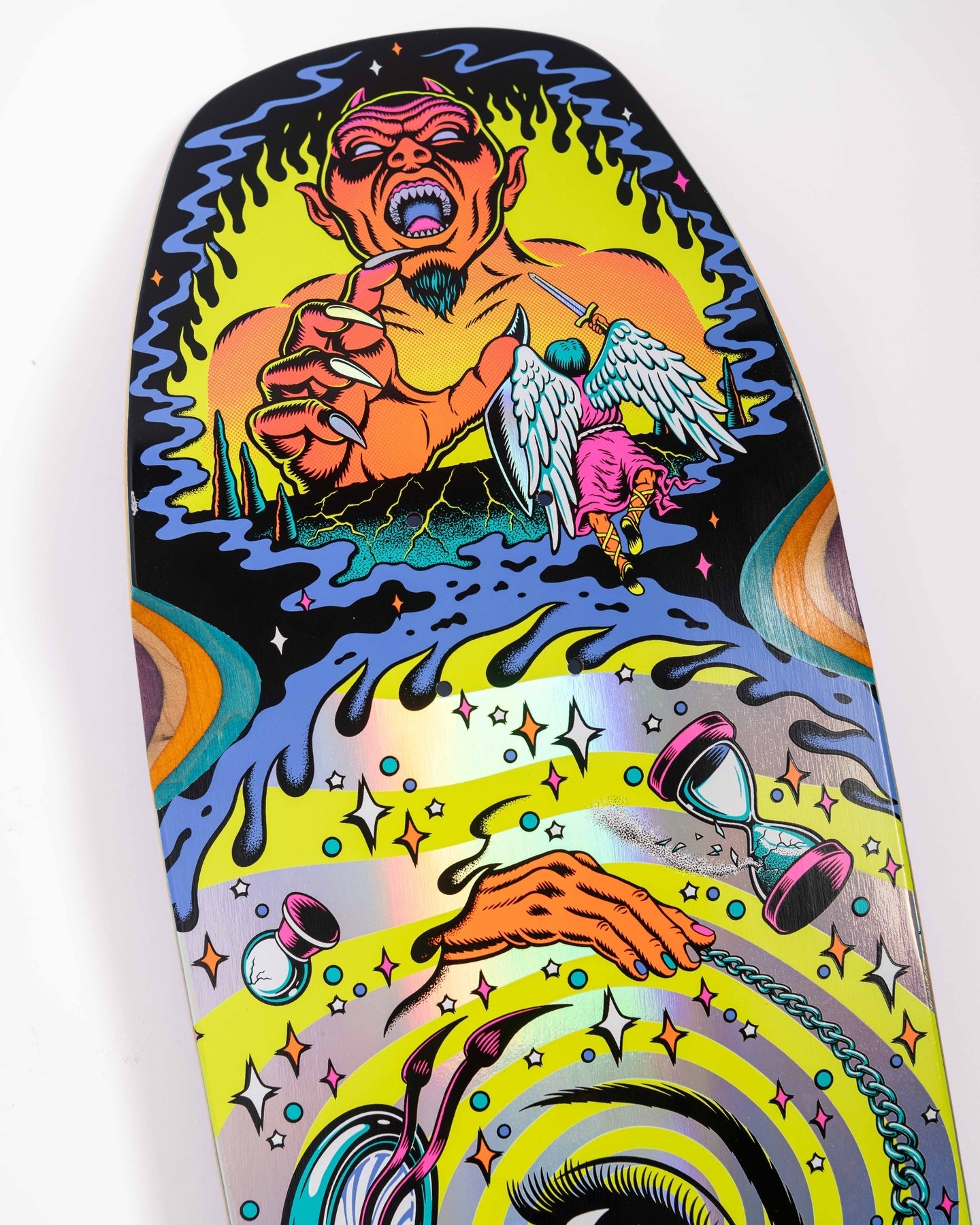 SANTA CRUZ DECK DELFINO PINBALL VISION (9.14")