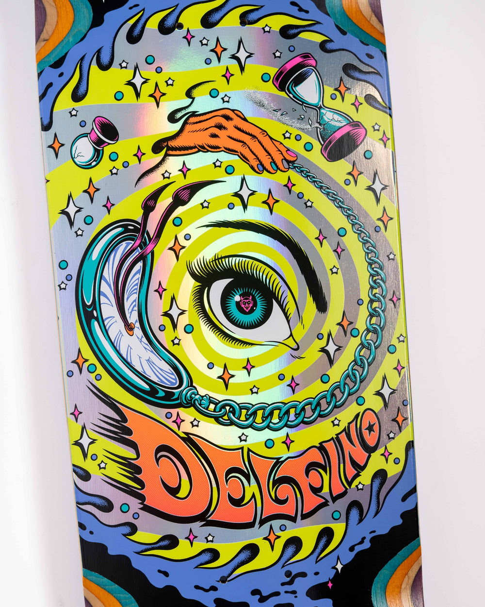 SANTA CRUZ DECK DELFINO PINBALL VISION (9.14")