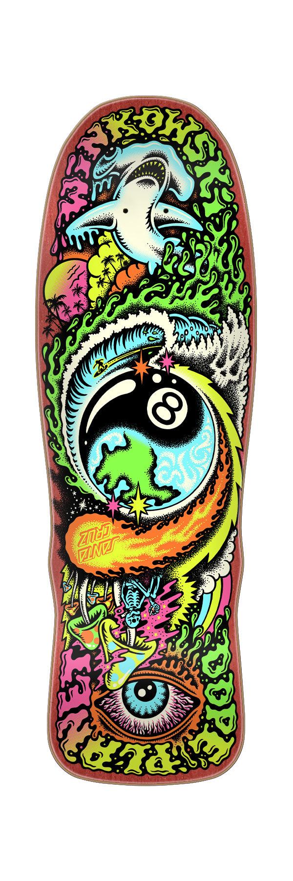 SANTA CRUZ DECK WINKOWSKI DOPE PLANET MICRO FREAKS (8.75")