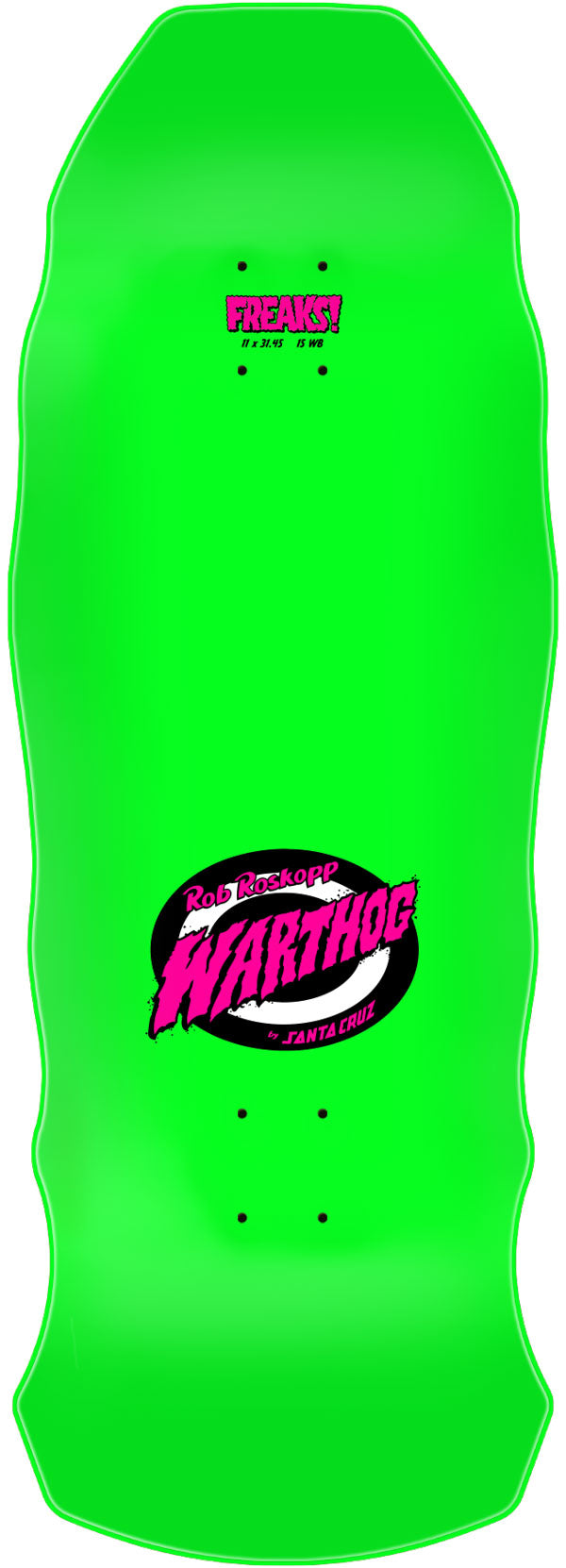 SANTA CRUZ DECK ROSKOPP WARTHOG FREAKS (11")