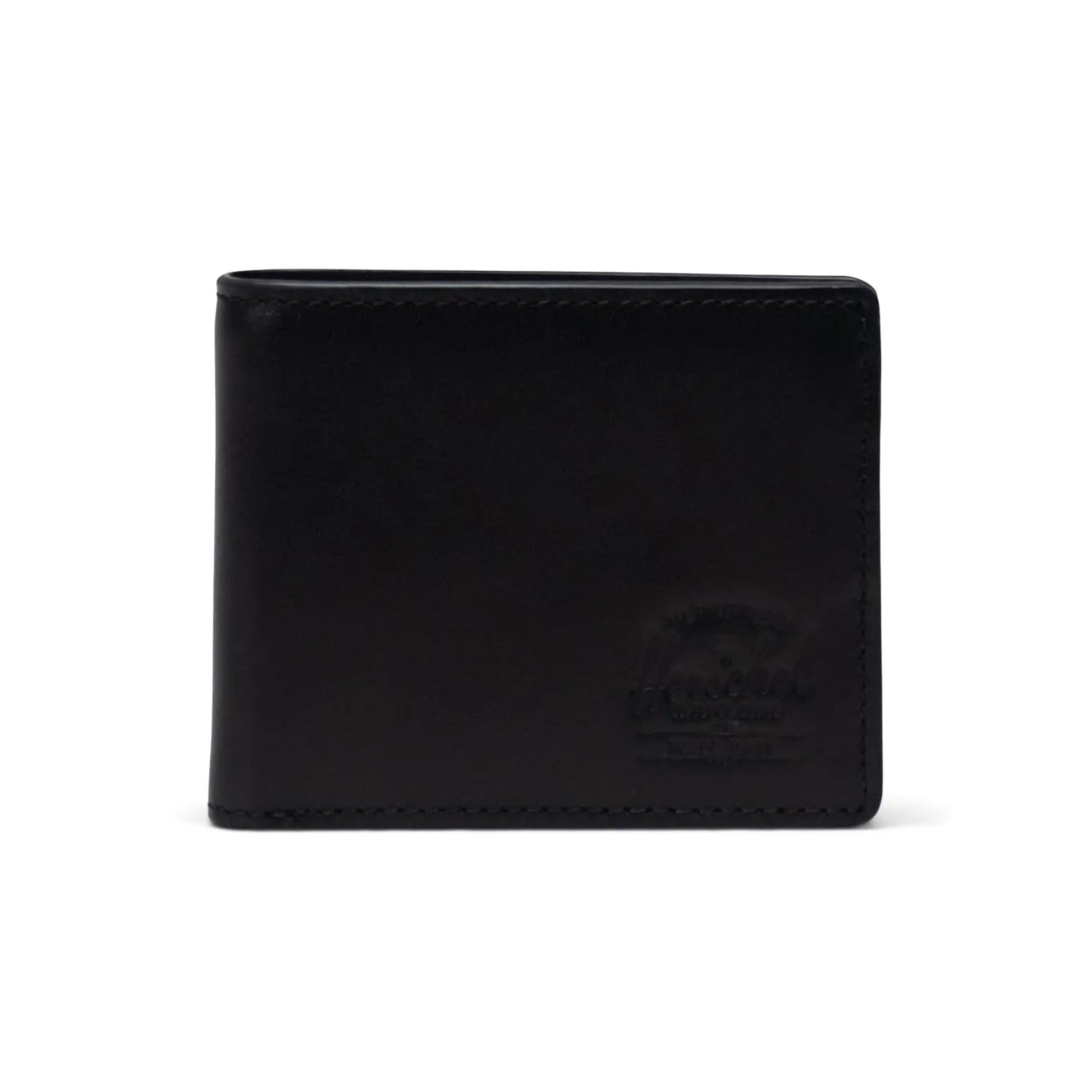 HERSCHEL HANK WALLET LEATHER BLACK - The Drive Skateboard Shop