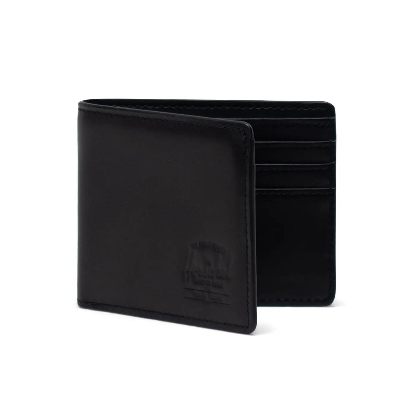 HERSCHEL HANK WALLET LEATHER BLACK - The Drive Skateboard Shop