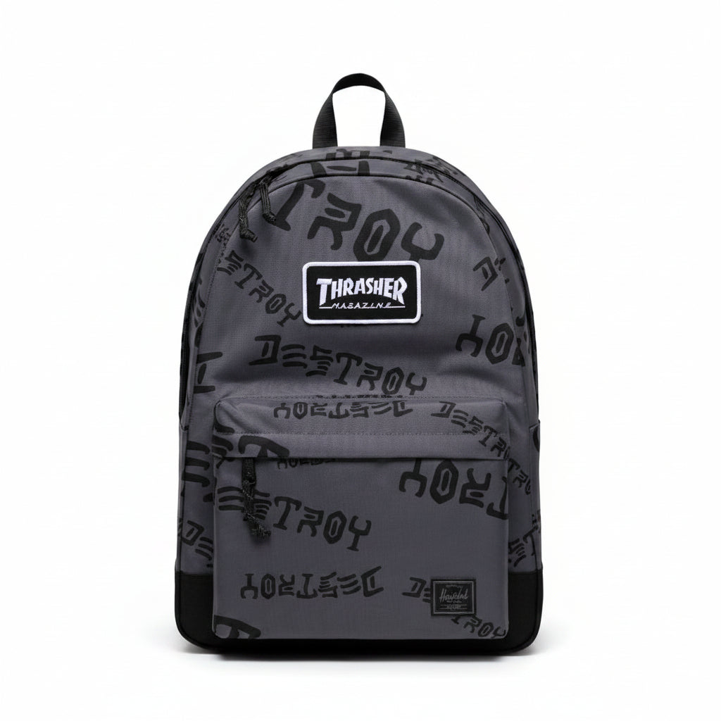 HERSCHEL X THRASHER CLASSIC XL BACKPACK ASPHALT/BLACK