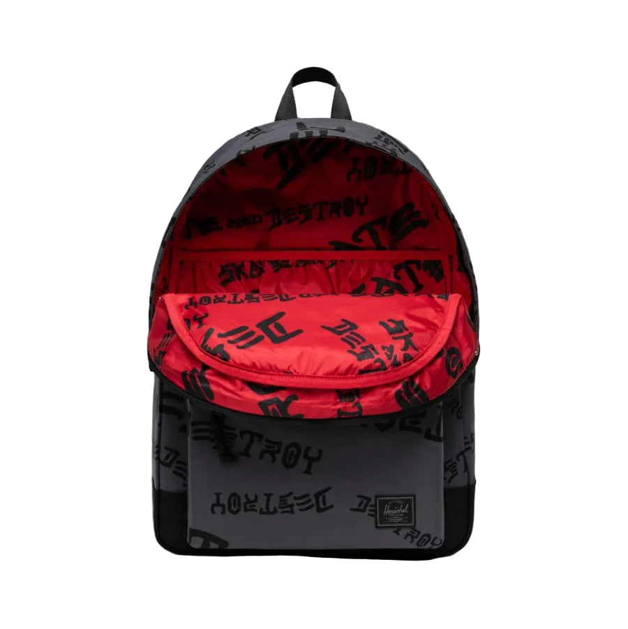 HERSCHEL X THRASHER CLASSIC XL BACKPACK ASPHALT/BLACK