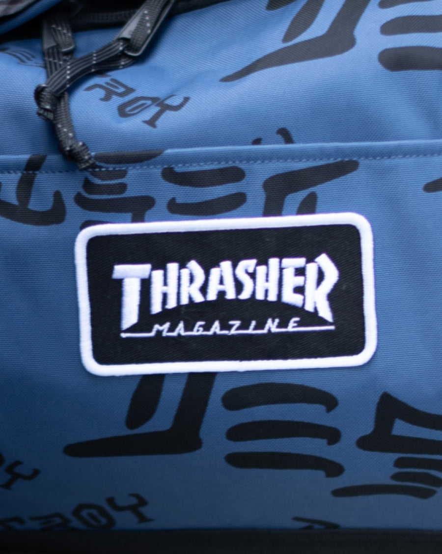 HERSCHEL X THRASHER SKATE DUFFLE OCEANA/DARK NAVY