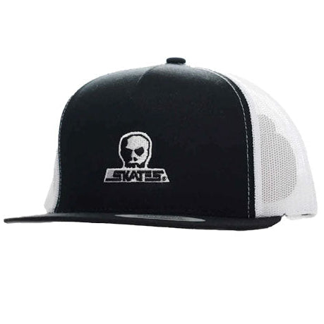 SKULL SKATES LOGO YUPOONG MESH SNAPBACK BLACK/WHITE