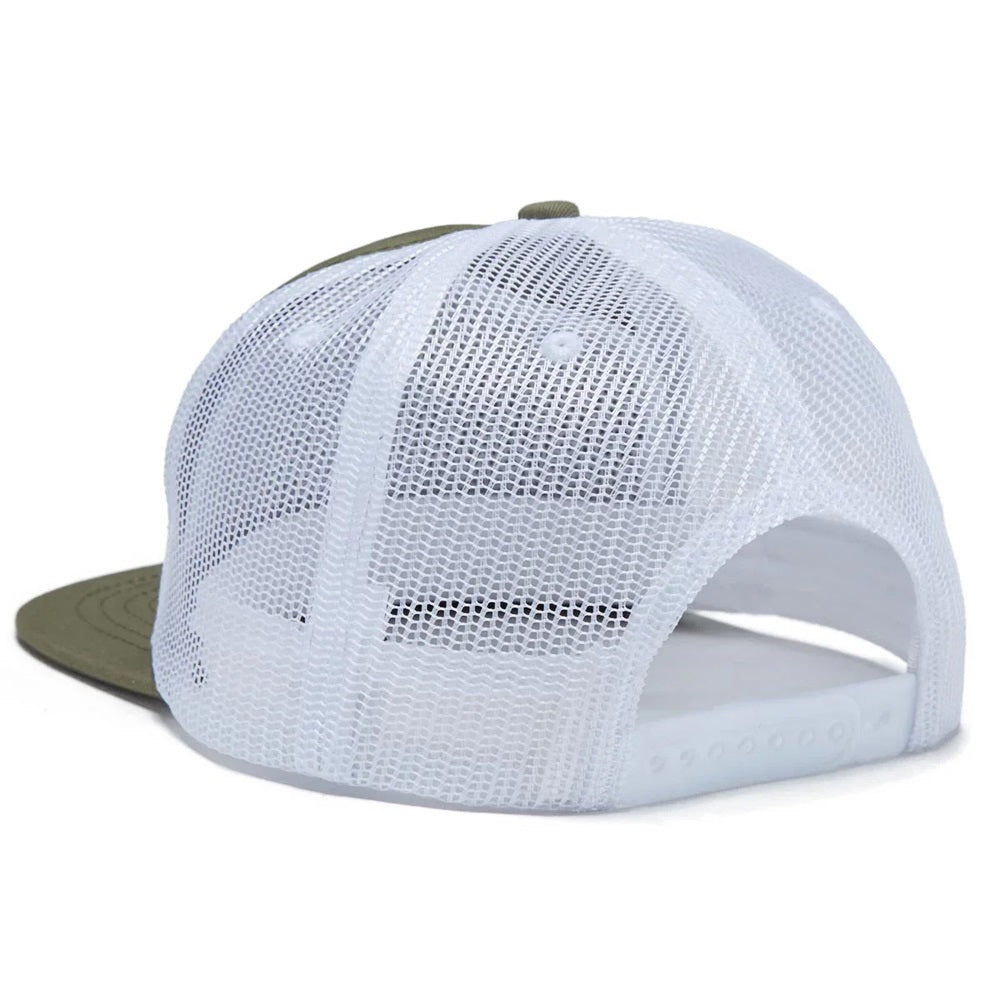 HEROIN CERTIFRIED TRUCKER HAT OLIVE - The Drive Skateboard Shop