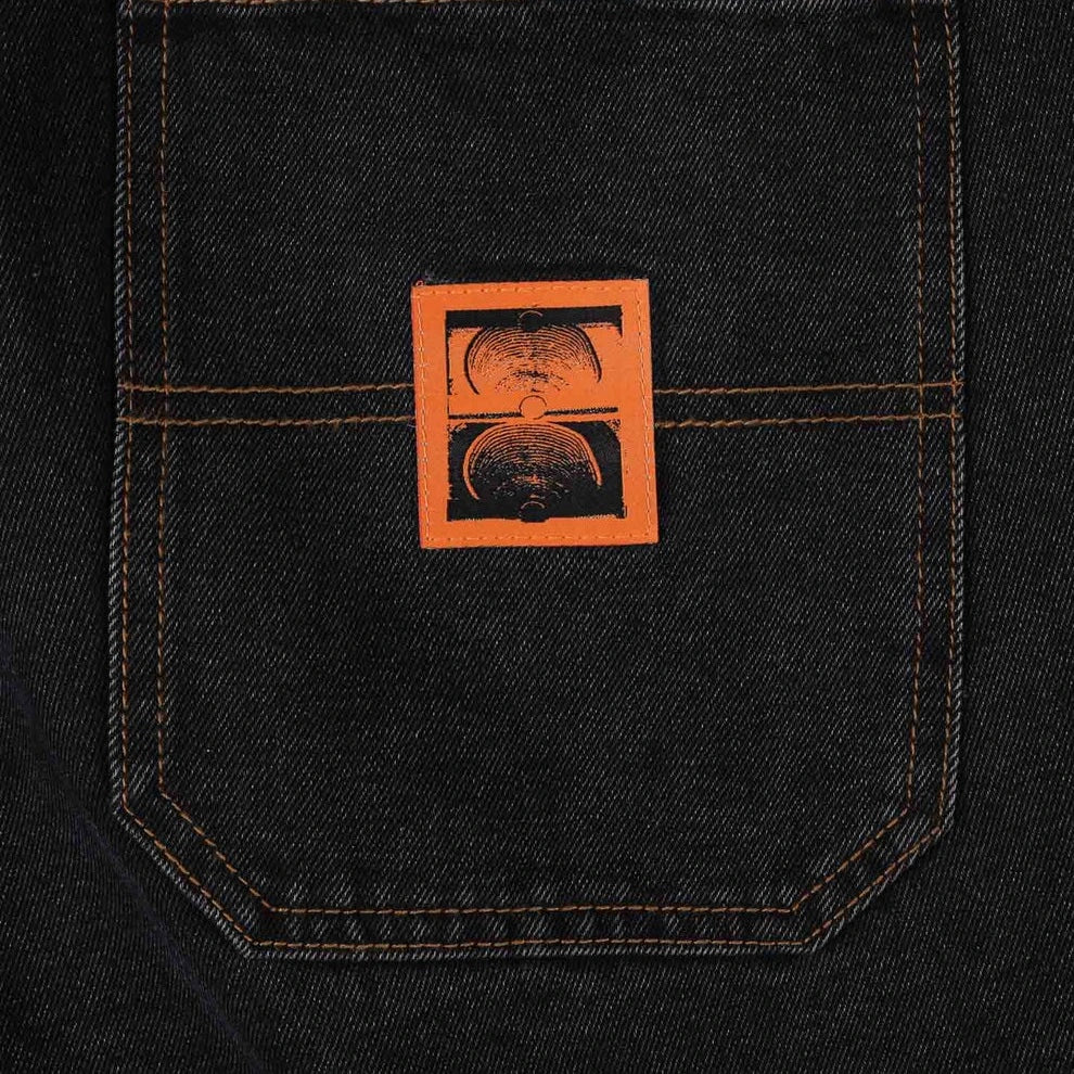FORMER 21&quot; DENIM WALKSHORT WASHED BLACK