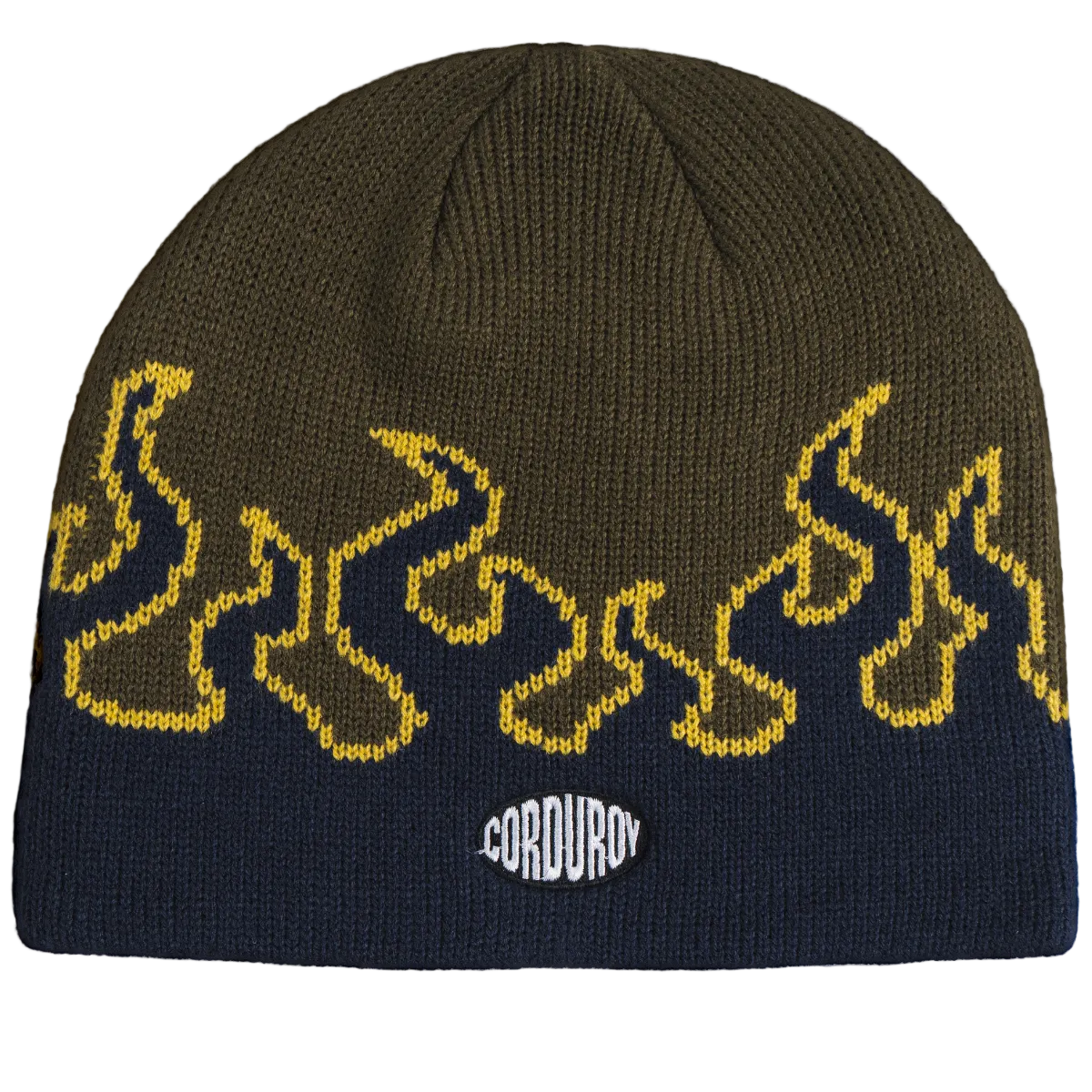 CORDUROY BEANIE LIL BURN SKULLY ARMY