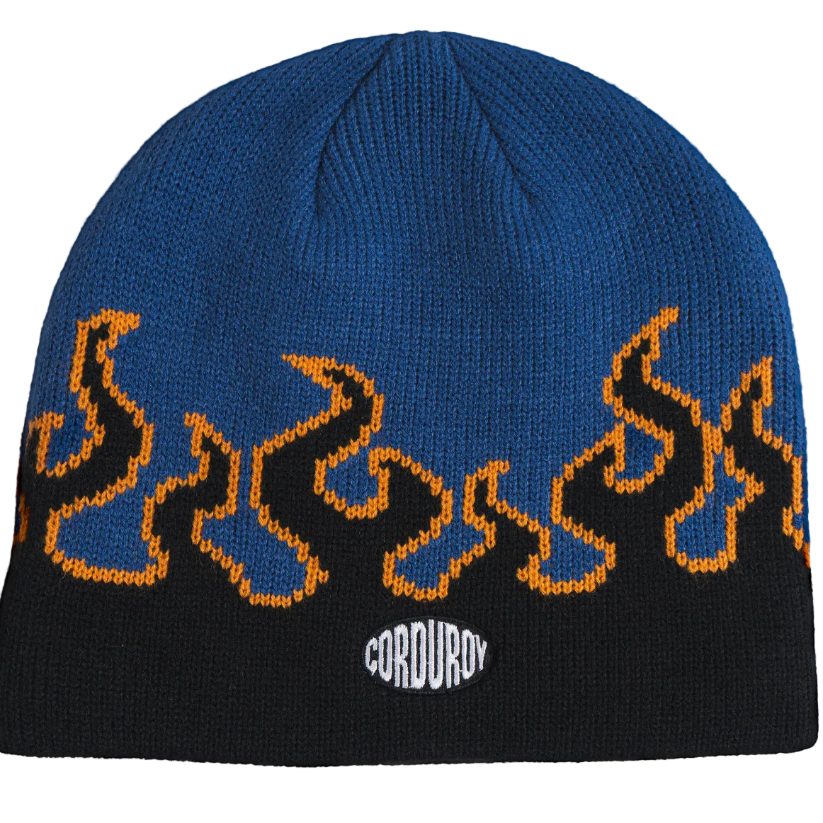 CORDUROY BEANIE LIL BURN SKULLY BLUE