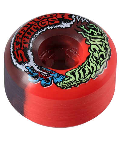 SLIME BALLS WHEELS STRANGER THINGS VOMITS RED/BLACK 99A 54MM - The Drive Skateshop
