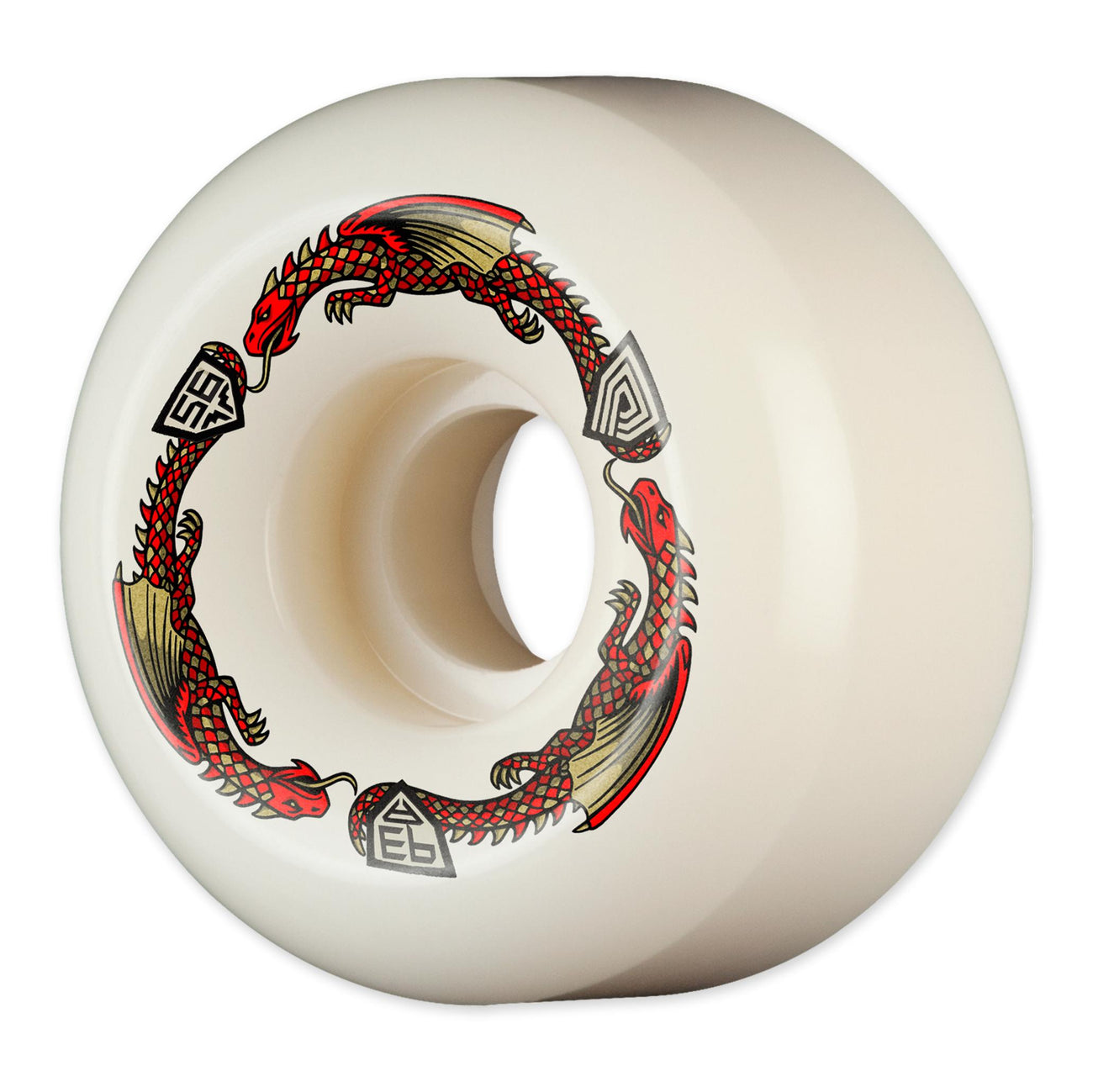 POWELL-PERALTA DRAGON FORMULA WHEELS V6 93A RED (56MM)