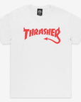 THRASHER DIABLO T-SHIRT WHITE - The Drive Skateshop