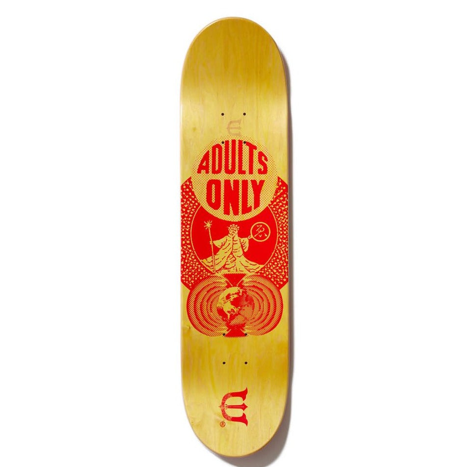 EVISEN DECK ADULTS ONLY RED (8.25&quot;) - The Drive Skateshop