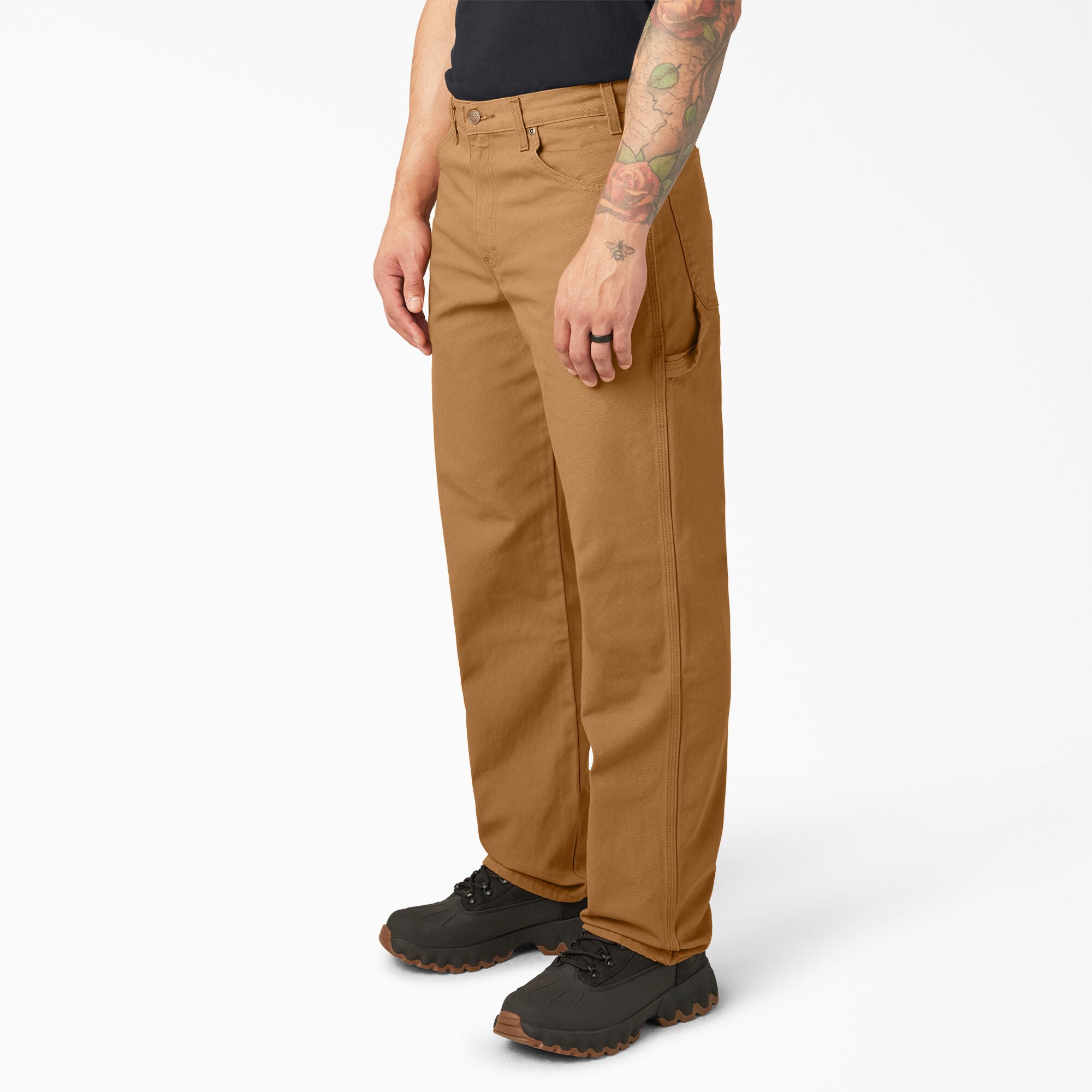 DICKIES DUCK CARPENTER JEAN RINSED BROWN