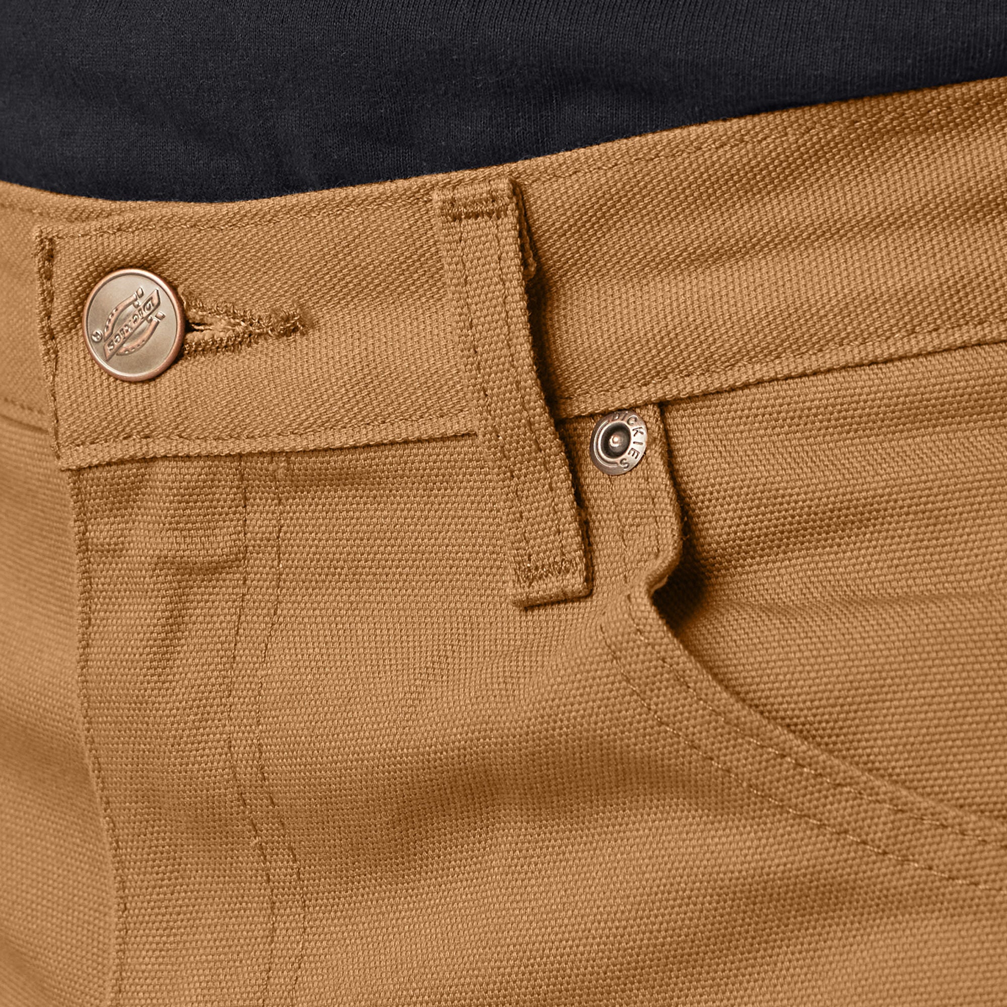 DICKIES DUCK CARPENTER JEAN RINSED BROWN