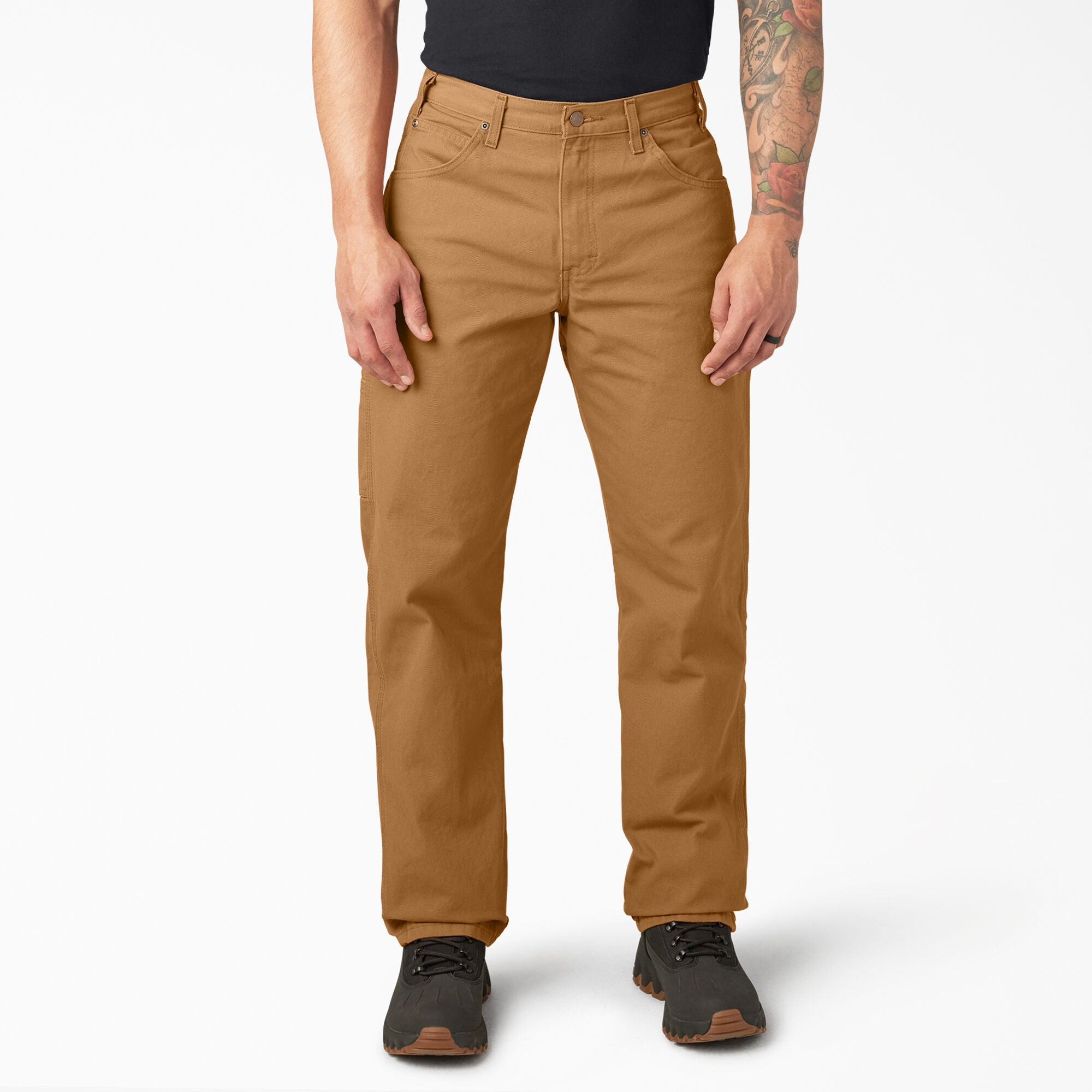 DICKIES DUCK CARPENTER JEAN RINSED BROWN