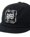 BRIXTON SMILE ALWAYS HP SNAPBACK HAT SNAPBACK HAT BLACK