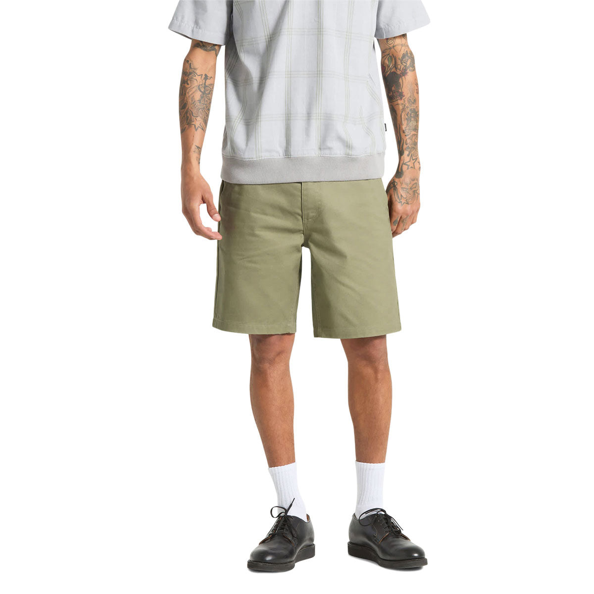 BRIXTON SANTO CHINO SHORTS OLIVE SURPLUS