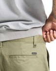 BRIXTON SANTO CHINO SHORTS OLIVE SURPLUS