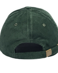 AUTUMN CORDUROY 6 PANEL STRAPBACK HAT GREEN