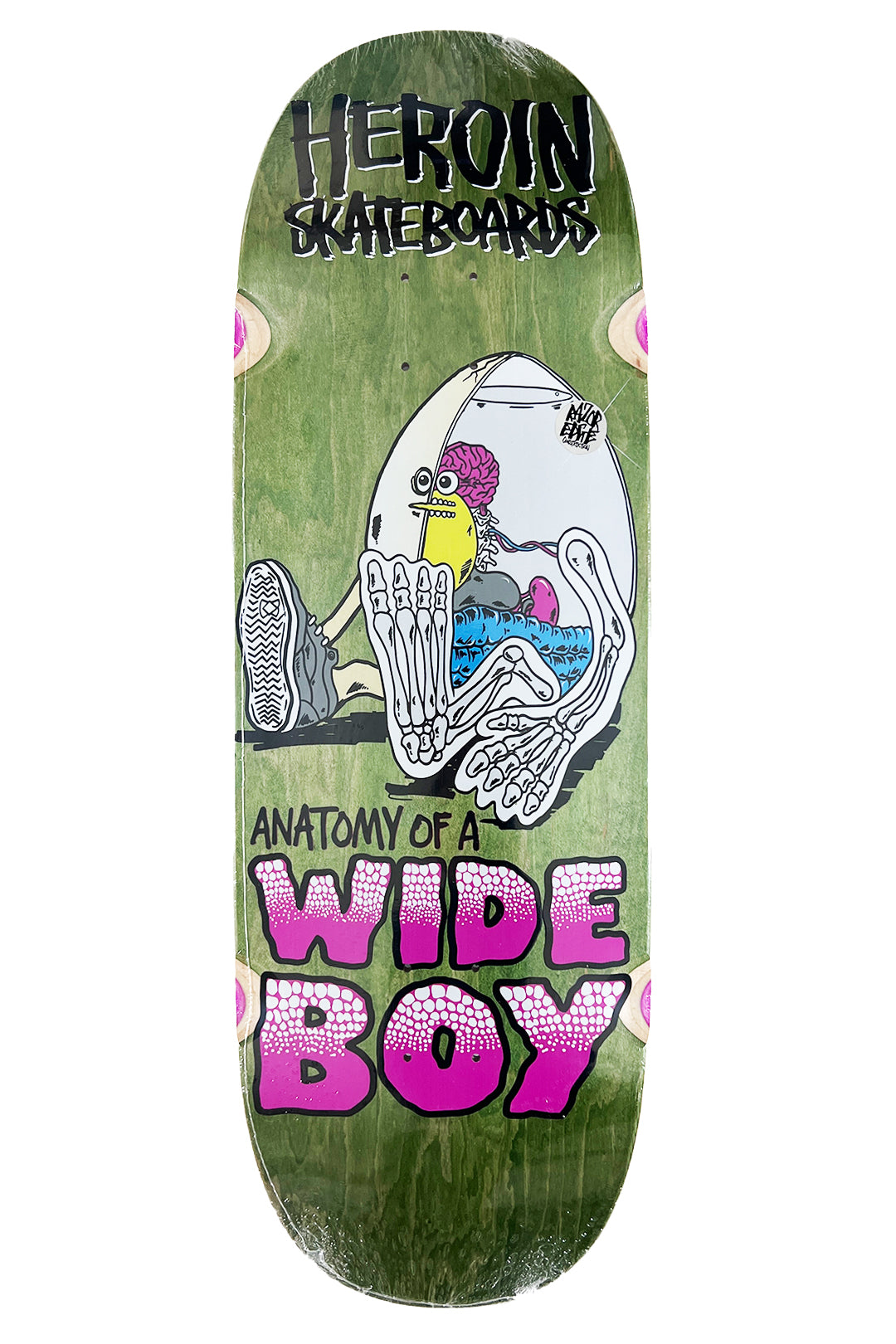 HEROIN DECK ANATOMY OF A WIDE BOY (10.4&quot;) - The Drive Skateshop