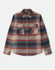 BRIXTON BOWERY FLANNEL MULTI SHADOW