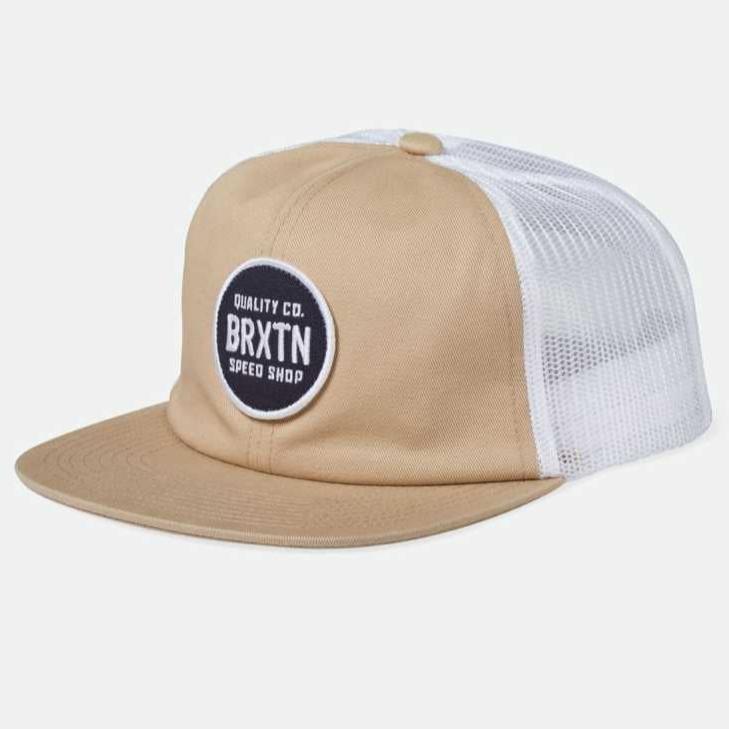 BRIXTON GATEWAY TRUCKER HAT SAND/OFF WHITE