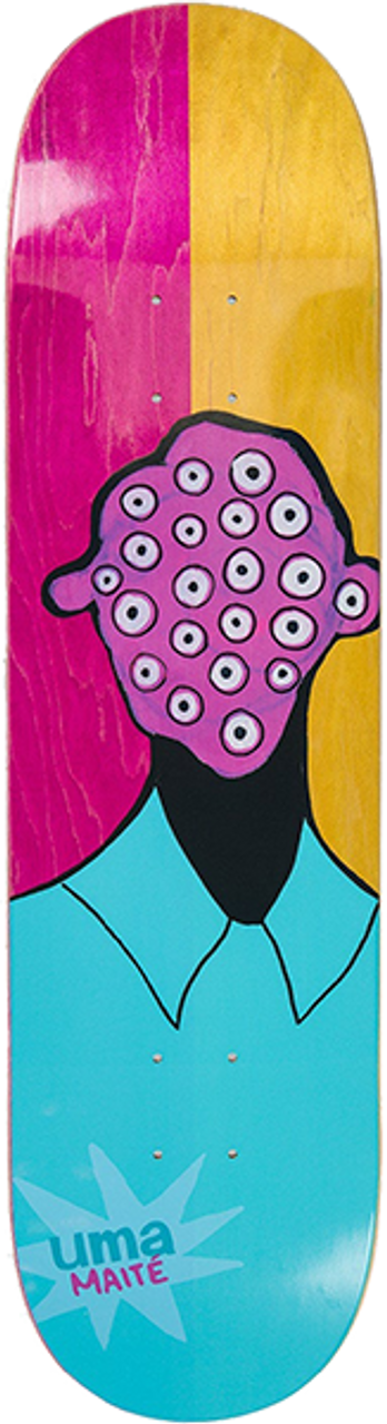 UMA DECK MAITE EYEBALLS (8.25") - The Drive Skateboard Shop