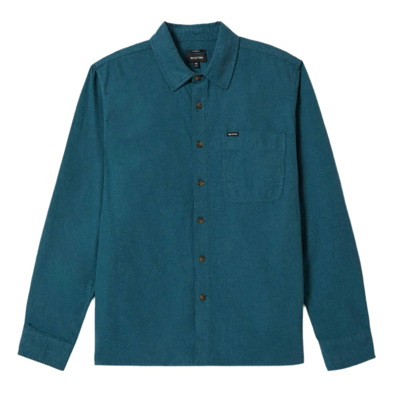 BRIXTON HASTING KAPOK FLANNEL HEATHER AQUATIC - The Drive Skateboard Shop