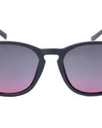 HAPPY HOUR SUNGLASSES FLAP JACK HOBAN MATTE BLACK RED - POLARIZED